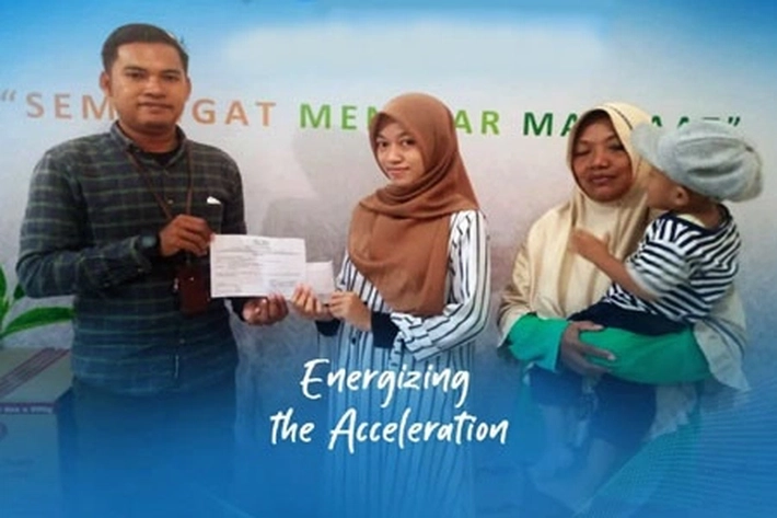 Pertamina Hulu Rokan Santuni Anak Yatim dan Janda Wartawan
