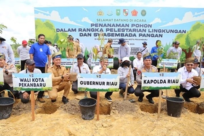 Pemko Ubah Lahan Terbengkalai Jadi Produktif dengan Tanam 15 Ribu Pohon dan Jagung Pipil