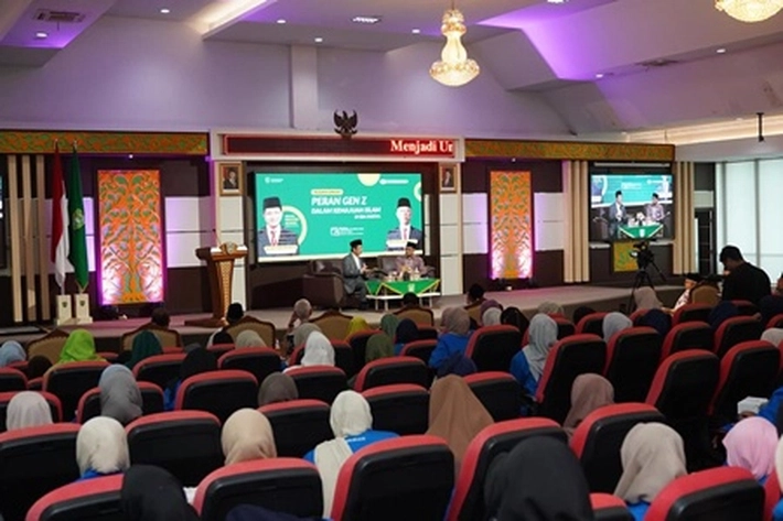 Menag Prof KH Nasaruddin Umar Beri Kuliah Umum di UIR untuk Kemajuan Islam