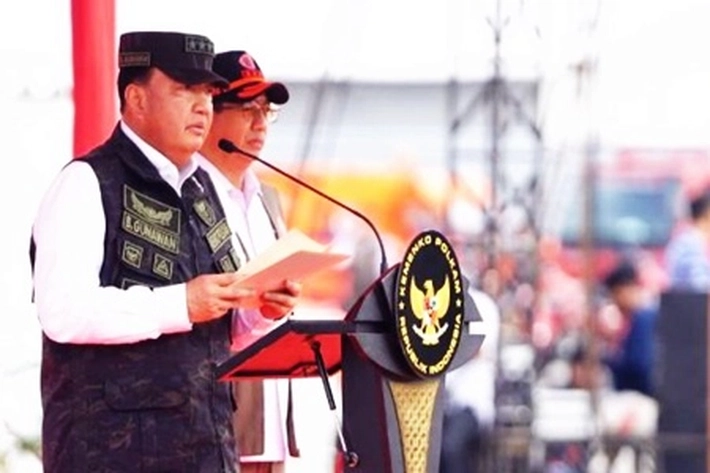 Jenderal Pol (Purn) Budi Gunawan Pimpin Apel Kesiapsiagaan Penanggulangan Bencana yang Minta Perusahaan Wajib Bantu Cegah Karhutla
