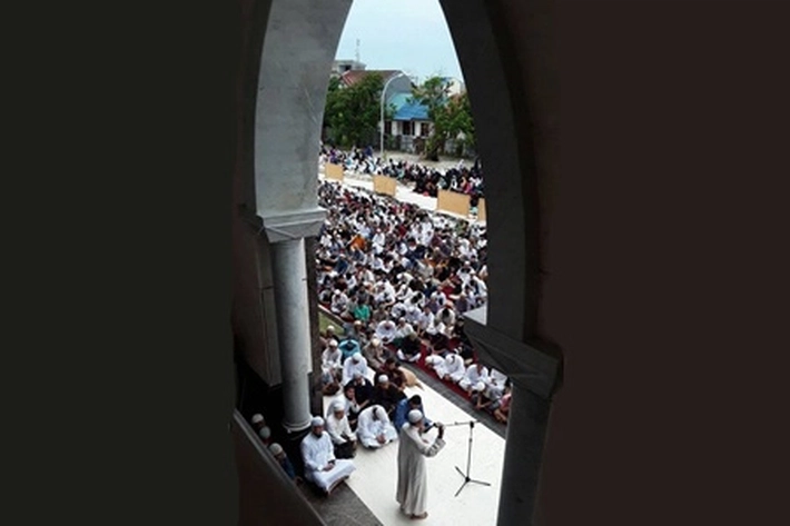 Masjid Abu Darda Termegah di Pekanbaru yang Tidak Menyediakan Kotak Amal