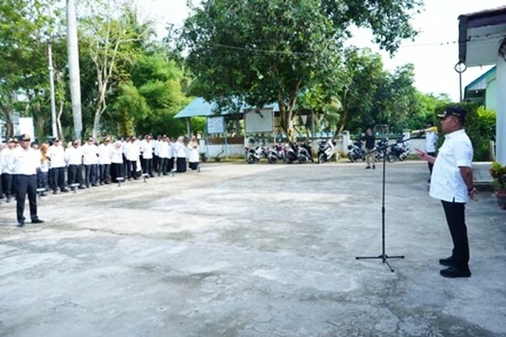 Pimpin Apel Pagi, Wabup Rianto Minta ASN Beri Pelayanan Maksimal pada Masyarakat