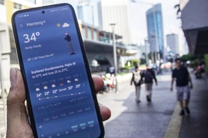 Cuaca Panas Hantam Riau yang Diperkirakan Suhu Sudah Mencapai 34 Celsius