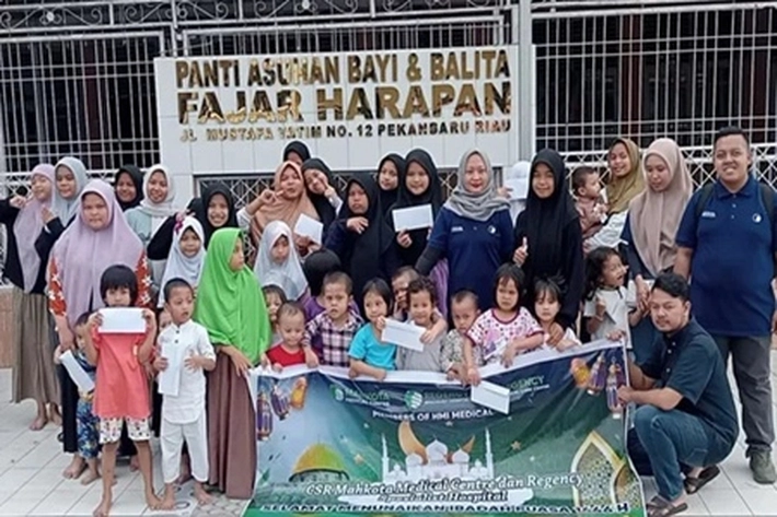 MMC Melaka dan Regency Specialist Hospital Johor Berbagi Sembako ke Panti Asuhan Fajar Harapan