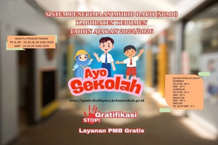 Sistem Penerimaan Murid Baru untuk SD dan SMP Mulai Dijadwalkan pada 23 Juni 2025