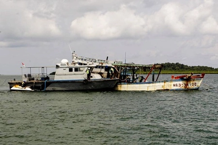KKP Tangkap Kapal Ikan Asing di Selat Malaka untuk Selamatkan Kerugian Negara 