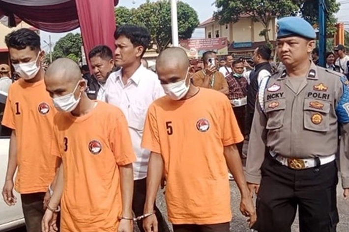Dua Kurir Jaringan Pengedar Sabu Asal Pekanbaru Ditangkap Sat Narkoba Polres Asahan