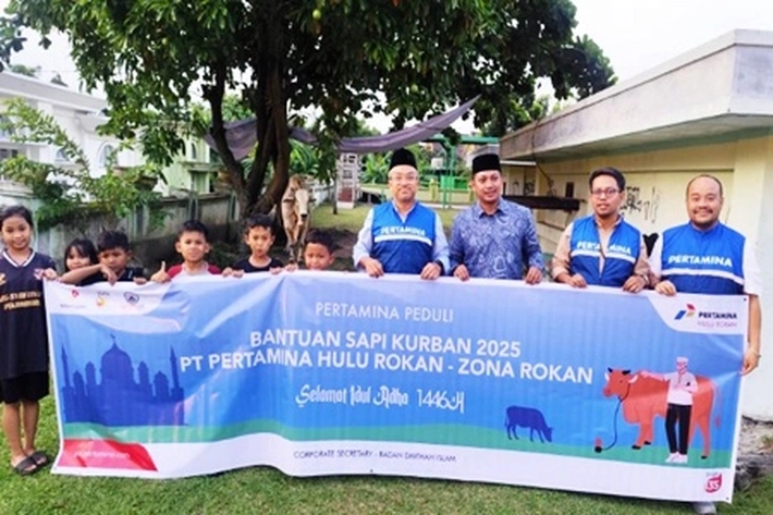 PHR Salurkan 192 Ekor Sapi di Wilayah Operasional Kerja Zona Rokan