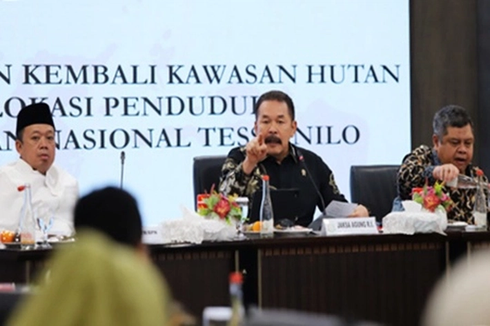 Rapat Bersama Gubri, Pangdam dan Jaksa Agung Soal TNTN Dirusak, 'Rencana Relokasi Penduduk Pun akan Dimulai'