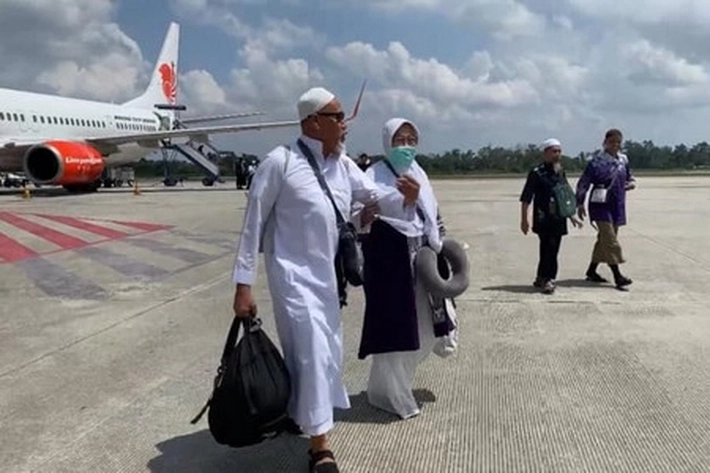 Jemaah Haji Asal Pekanbaru Tiba Bertahap di Kantor Kemenag