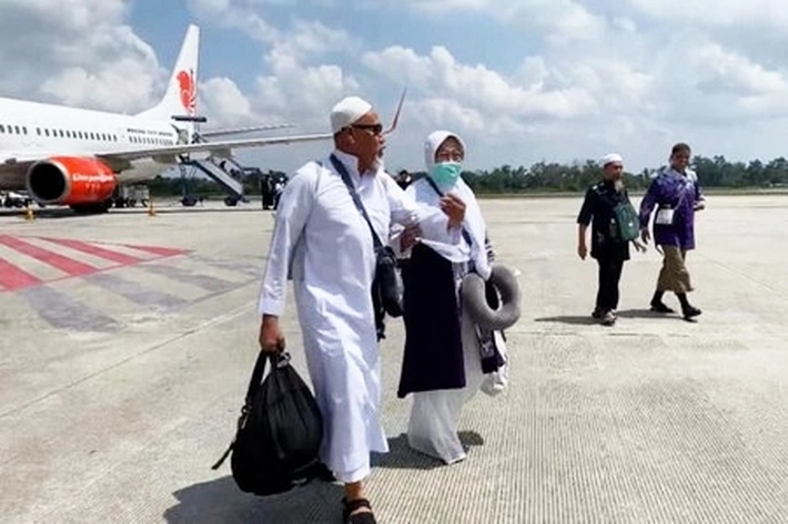 Jemaah Haji Asal Pekanbaru Tiba Bertahap di Kantor Kemenag