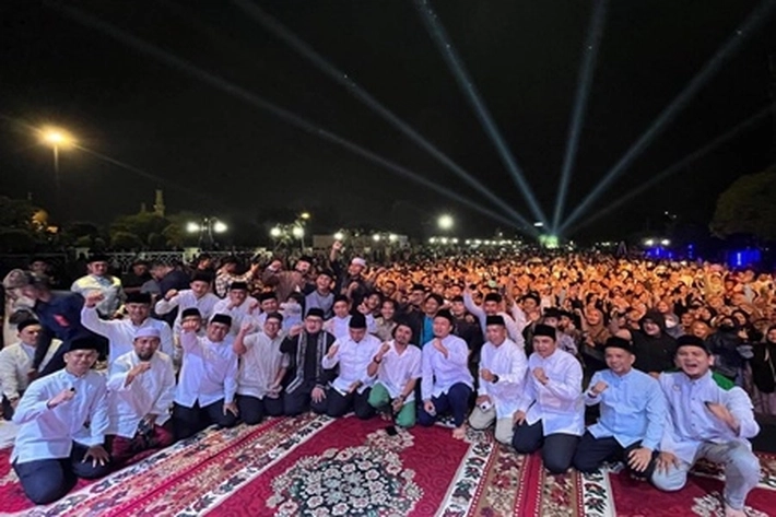 Ribuan Warga Padati Tabligh Akbar dalam Menyambut HUT Pekanbaru Ke-241