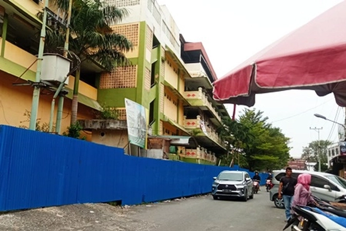 Pengerjaan Revitalisasi Pasar Bawah Dikebut untuk Ikon Wisata dan Pusat Perbelanjaan di Pekanbaru