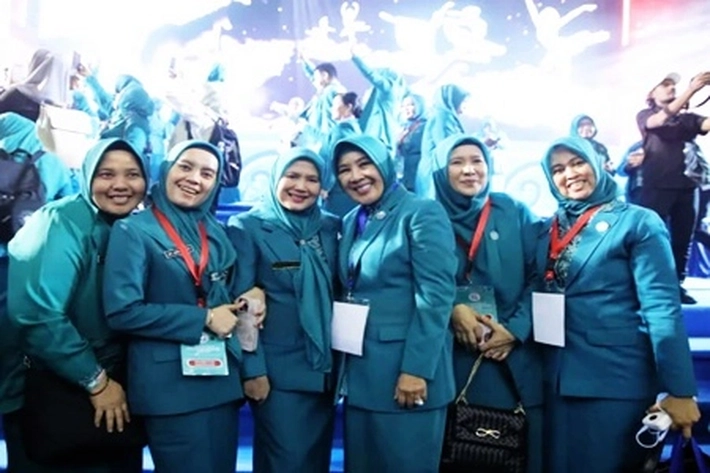 Tim Penggerak Pemberdayaan dan Kesejahteraan Keluarga Ikuti Puncak Peringatan HKG ke-53 
