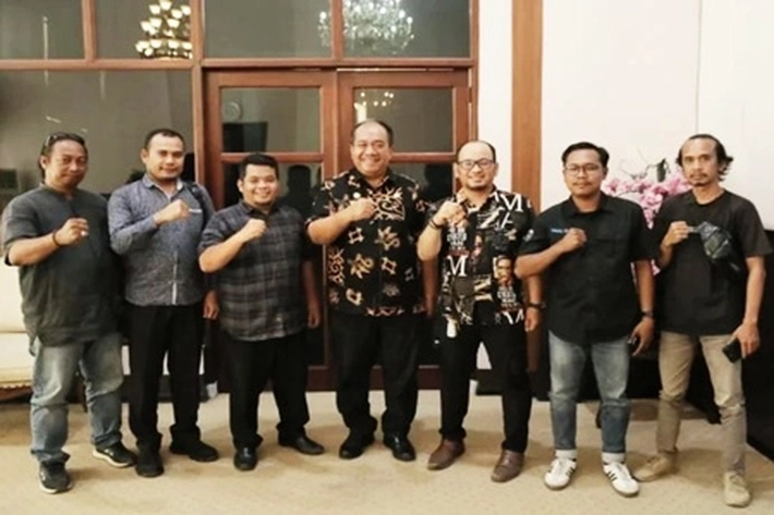Bupati Taufik Zainal Abidin Siregar Terima Audiensi Lembaga DemokraSI Asahan