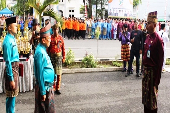 Meriahkan HUT Rohil Ke-26 Digelar Lomba Permainan Tradisional Melayu