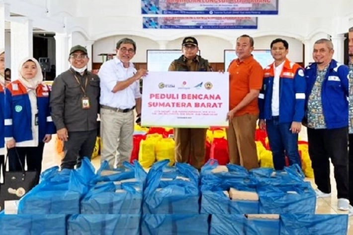 SKK Migas–BSP Kirim Bantuan Korban Banjir dan Longsor di Sumatera Barat