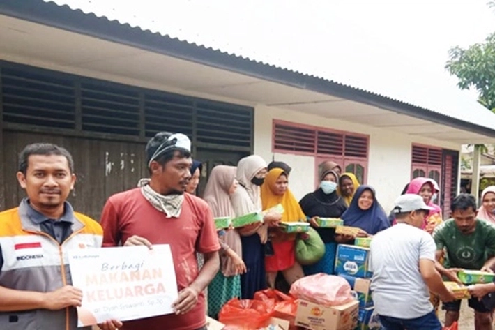 Rumah Zakat Bantu Warga Pidie Jaya yang Sudah Alami Kesulitan Baik Makanan dan Tempat Tinggal