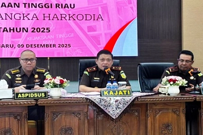  Kejati Riau Tangani 137 Perkara Korupsi Sepanjang Tahun 2025