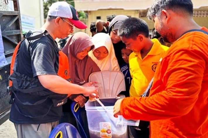 Rumah Zakat Buka Layanan Pos Segar untuk Anak-anak dan Warga di Aceh