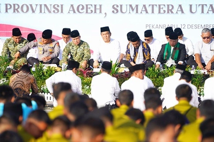 Tokoh Lintas Agama Doa Bersama untuk Sumatera yang Berta’awun 