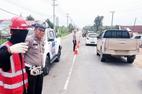 Arus Lalin di Jalintim Masih Terapkan Sistem Buka Tutup karena ada Proyek Strategis Rp177 Miliar di KM 75 Pangkalan Kerinci 