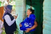 PT Bank Rakyat Indonesia Salurkan 700 Paket Sembako untuk Warga Kelurahan Sri Meranti Pekanbaru