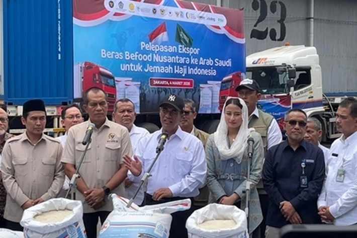  Pengiriman Beras Haji ke Saudi Tidak Ganggu Pasokan dalam Negeri