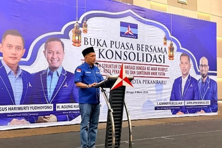 Demokrat Manfaatkan Momen Ramadhan Buka Bersama dengan Seluruh Kader di Pekanbaru