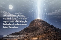 Lailatul Qadar, Malam Mulia yang Dikhususkan untuk Umat Nabi Muhammad SAW