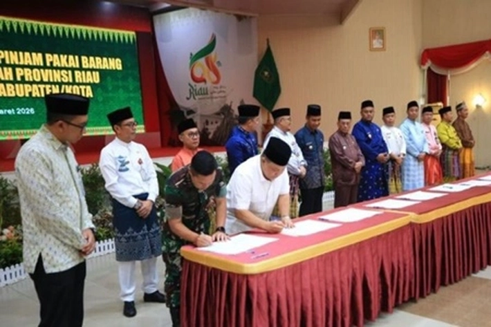 Pemprov Riau Percepat Pembangunan Koperasi Merah Putih dengan Memakai Pinjam Pakai Aset 