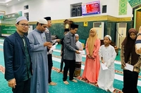 Masjid An-Nur Santuni Ratusan Anak Yatim Diakhir Ramadan