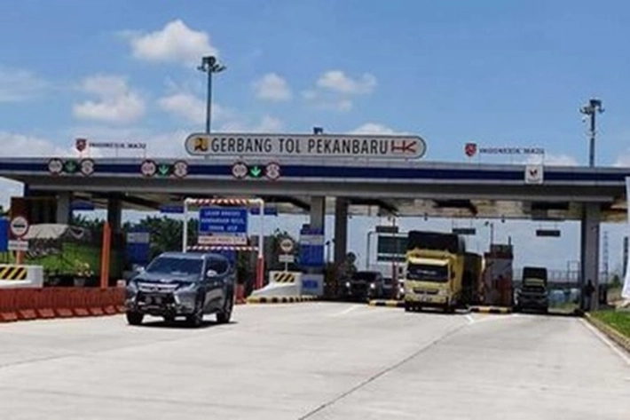 PT Hutama Karya Tebitkan Daftar Kendaraan yang Dilarang Masuk Tol Pekanbaru–Dumai Selama Arus Mudik 2026