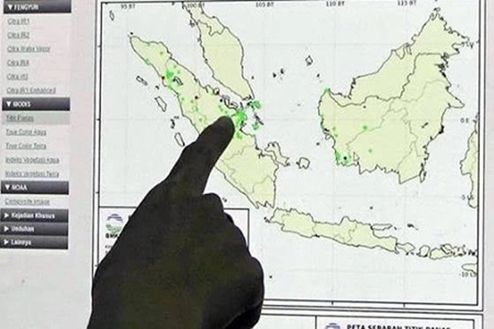 BMKG Catat Terjadi Lonjakan Jumlah Titik Panas Jadi 223 Hotspot di Sumatra