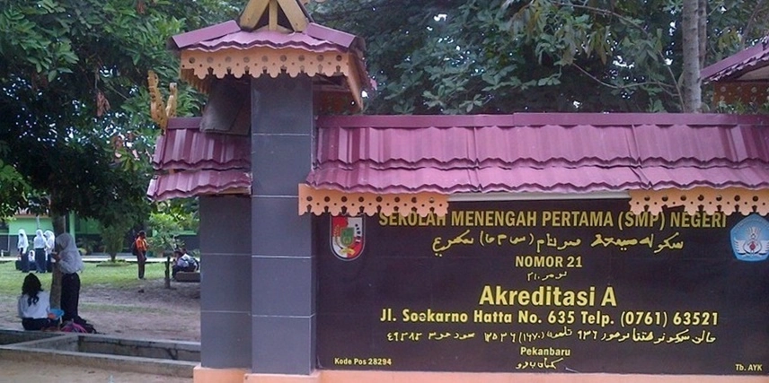 Terus Berbenah, SMP Negeri 21 Pekanbaru Menuju Berbudaya Lingkungan