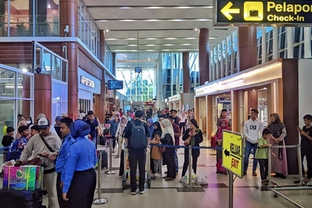 Puncak Arus Balik di Bandara SSK II Pekanbaru Diprediksi Hari Ini karena Seiring Berakhirnya Masa Libur