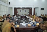 Bupati Taufik Zainal Abidin Terima Kunjungan Kerja BPK RI Perwakilan Sumut 