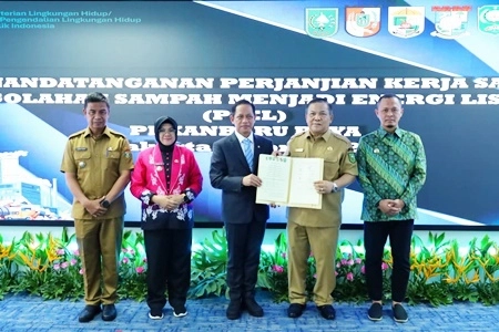 Pemprov Riau dan Kementerian LH Kerjasama Bangun Pembangkit Listrik dari Sampah