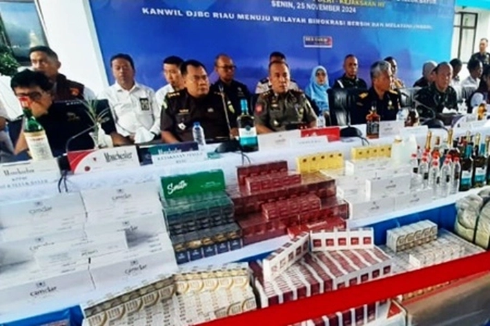 DJBC Riau Musnahkan Barang Selundupan Sepanjang 2024-2025 Senilai Rp44 Miliar