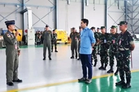 Komisi I DPR RI Kunjungi Skuadron Tempur Rafale di Pangkalan Udara Roesmin Nurjadin 