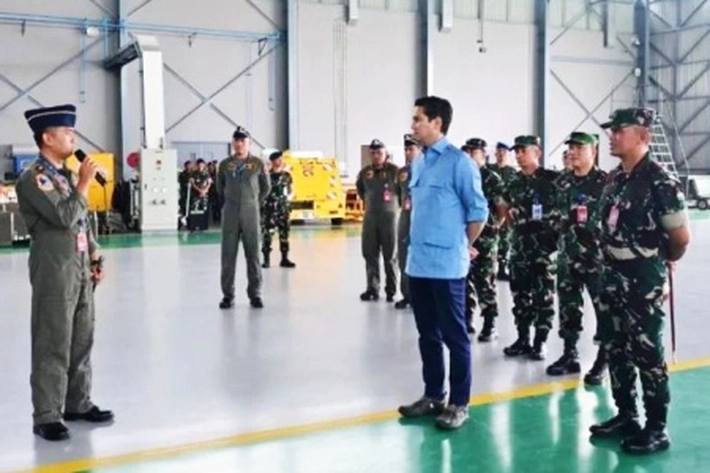 Komisi I DPR RI Kunjungi Skuadron Tempur Rafale di Pangkalan Udara Roesmin Nurjadin 