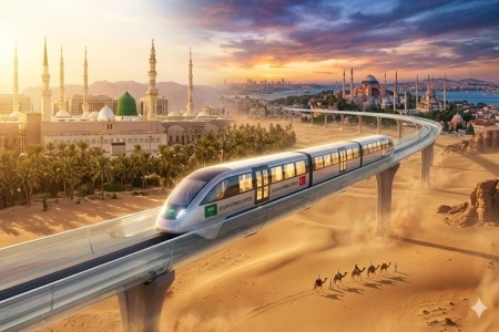 Arab Saudi-Turki Rancang Jalur Kereta Jeddah dan Istanbul yang Lewati Dua Kota Suci