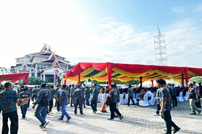 Peringatan May Day 2026, Buruh Hanya Tongkrongi Kawasan Purna MTQ untuk Lakukan Dialog Terbuka