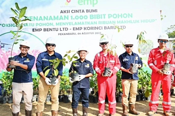 SKK Migas dan EMP Group Tanam Ribuan Pohon di 12 Kabupaten/Kota
