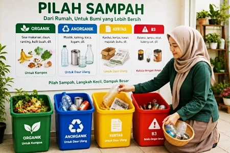Sekarang Ibu-Ibu Mulai Pilah Sampah Rumah Tangga, 'yang Bisa Dompet Ikut Terisi'
