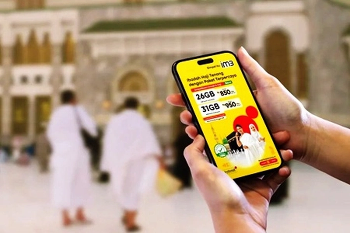 Paket Roaming IM3 Bisa Aktif Terhubung Otomatis Saat Haji di Arab Saudi