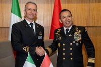 TNI AL dan Italia Bicarakan Integrasi Teknologi Siber Bawah Laut