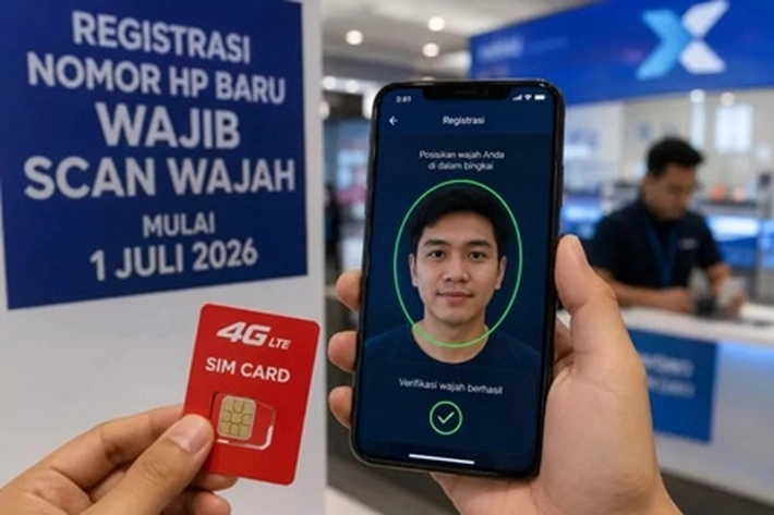 Komdigi Terapkan Sistem Registrasi Nomor Seluler Baru Pakai Pemindaian Wajah Mulai 1 Juli