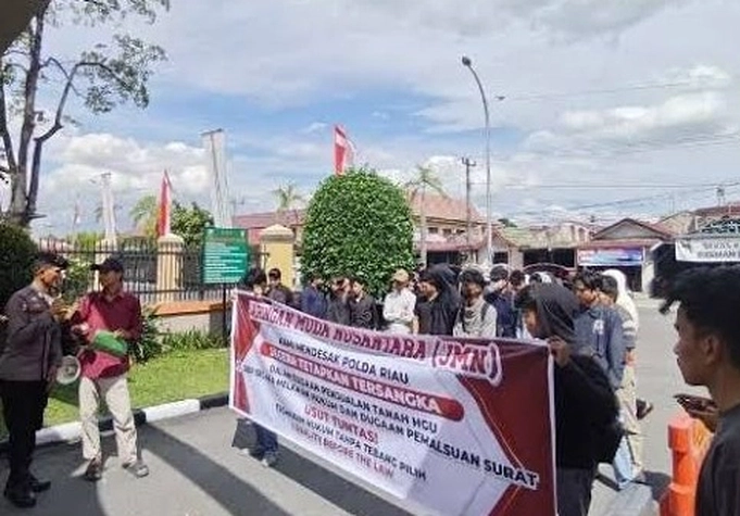 Mahasiswa Desak Polisi Tetapkan Tersangka Dugaan Mafia Lahan HGU PT SBP