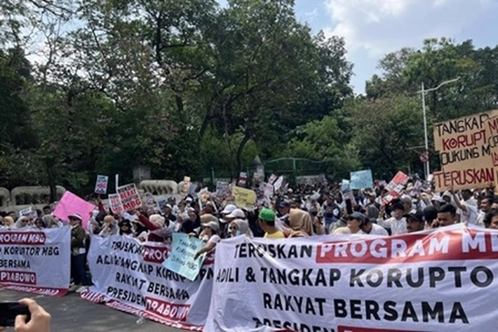 Kontroversi Kelompok Mahasiswa Pendukung MBG, 'yang Sinis pada Demonstrasi'